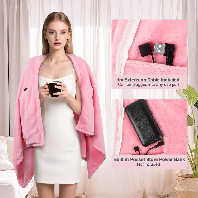 Lunoya Portable Heated Blanket