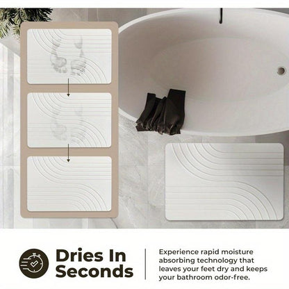 Lunoya Non Slip Diatomite Bath Mat