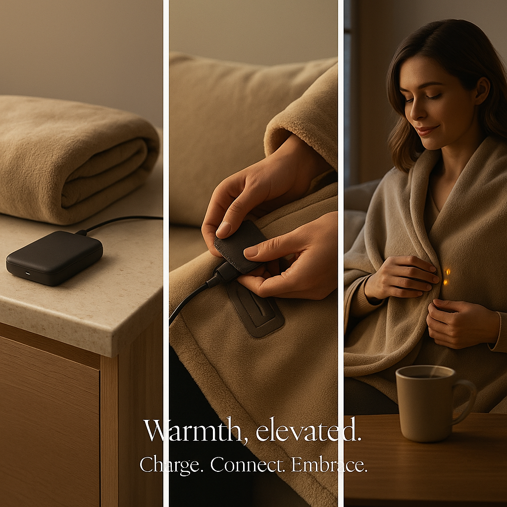 Lunoya Portable Heated Blanket
