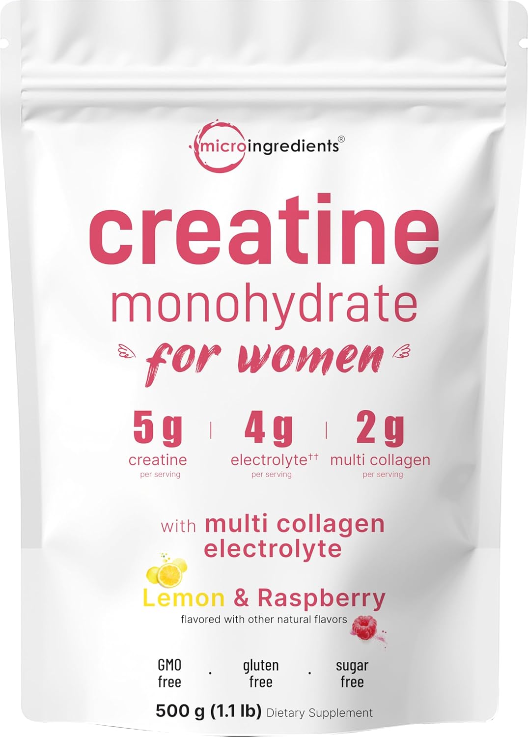 LUNOYA Peach Pout Creatine Mix