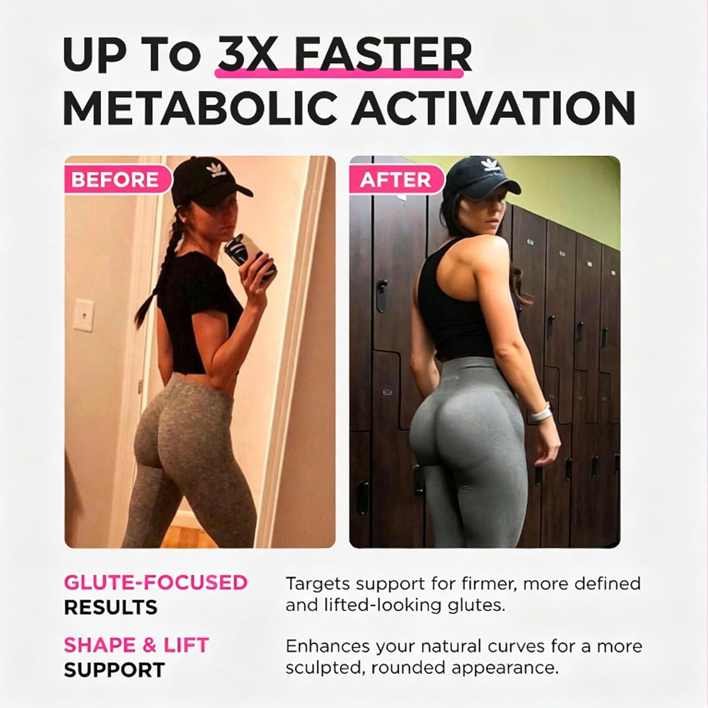 LUNOYA Peach Pout Creatine Mix