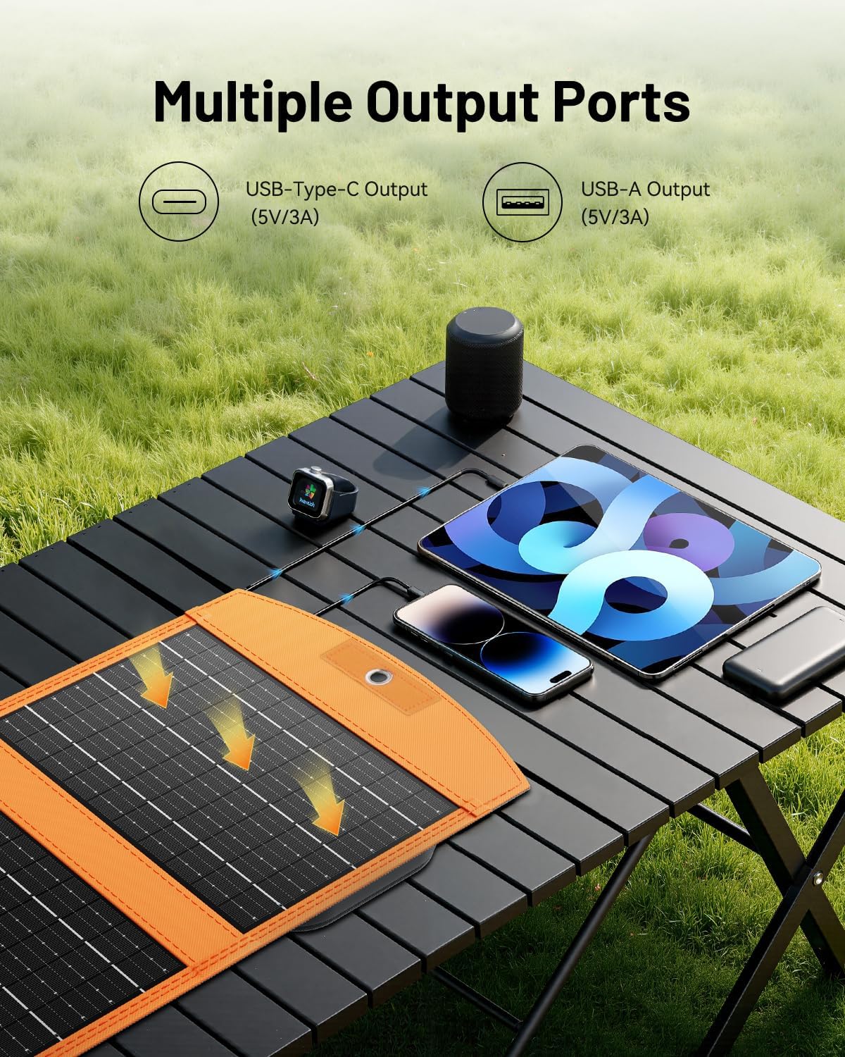 LUNOYA Solar Powered Charger