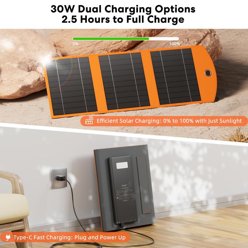 LUNOYA Solar Powered Charger